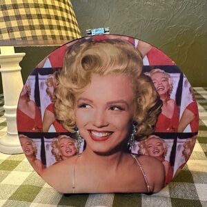 Marilyn Monroe Source Unknown Red and Cream Clutch